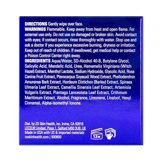 Zo Cebatrol Oil Control 60 Pads ZO SKIN HEALTH