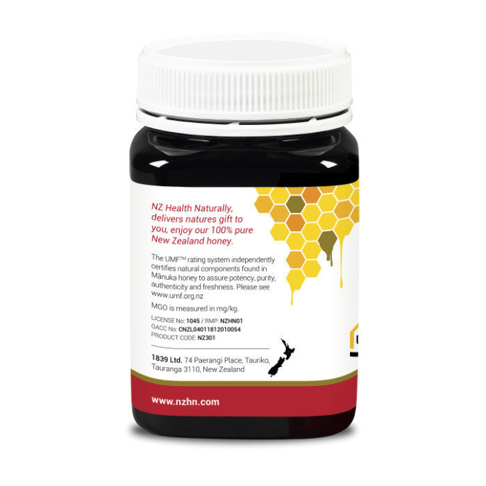 NZ Health Manuka Honey for Kids - UMF 8+ & MGO 180+ Natural Sugar Alternative No Additives or Colors - 500g NZ Health
