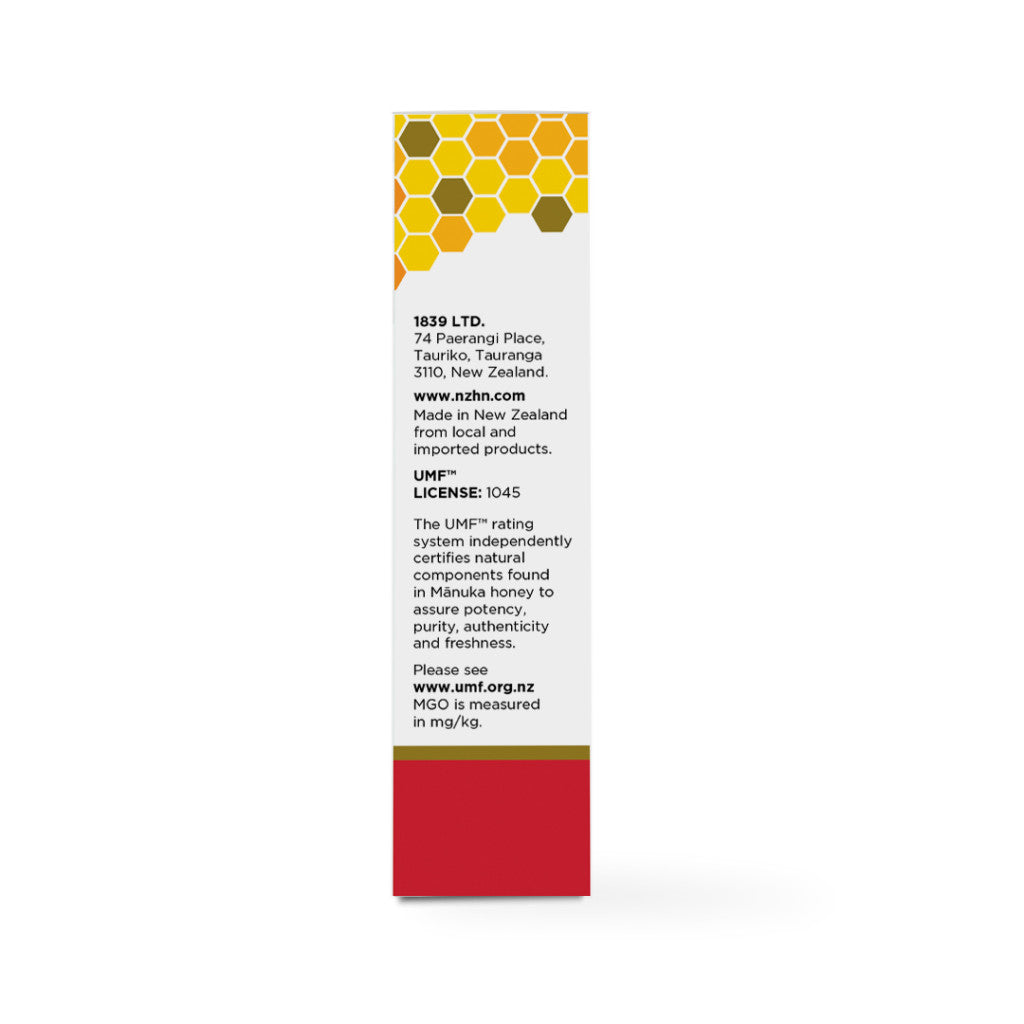 NZ Health UMF 10+ Manuka Honey Kids Lozenges Strawberry - Soothes Sore Throat with Propolis Natural & Safe - 12s NZ Health