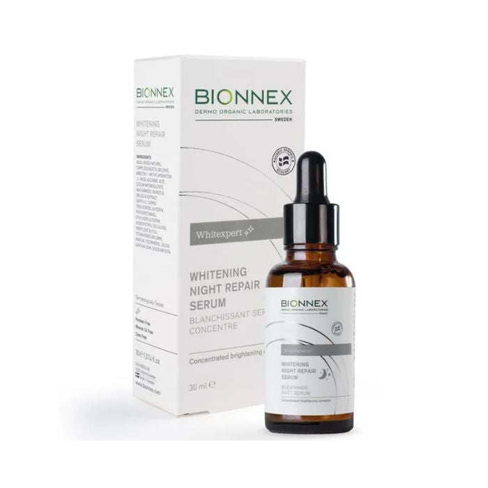 Bionnex Whitexpert Night Repair Serum, Brightening and Anti-Pigmentation Vitamin C for Radiant Skin - 30ml Bionnex