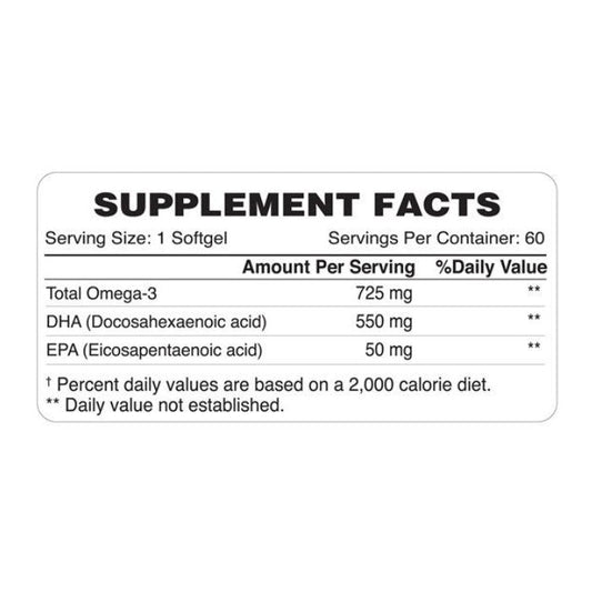 Organic Earth Prenatal DHA for Pregnancy and Lactation Support - 60 Softgels Organic Earth