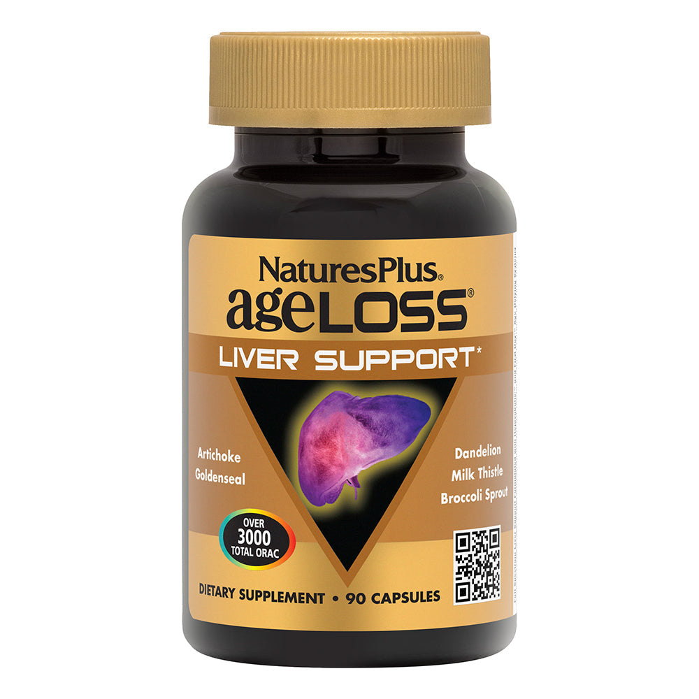 Natures Plus Age loss Liver Support Vegetable capsules - 90's Natures Plus