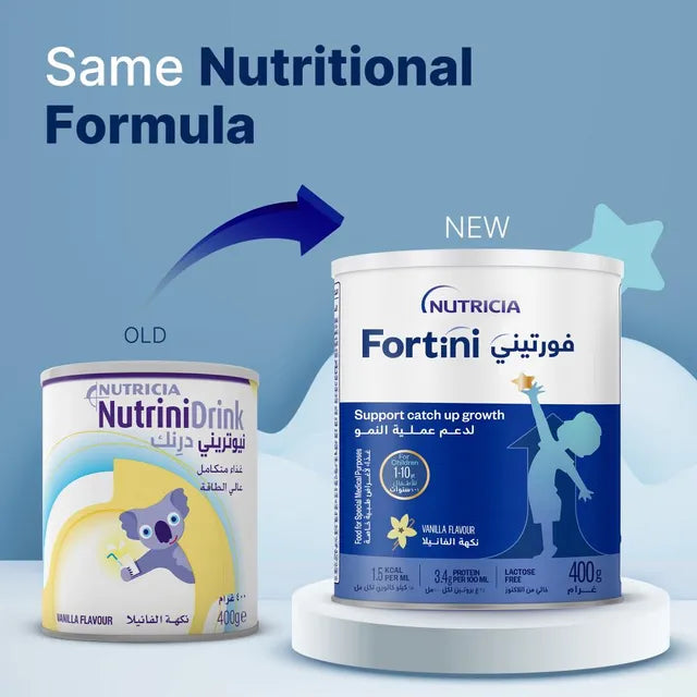 Nutricia Nutrini Vanilla Supplement Powder Drink for Children - 400g Nutricia
