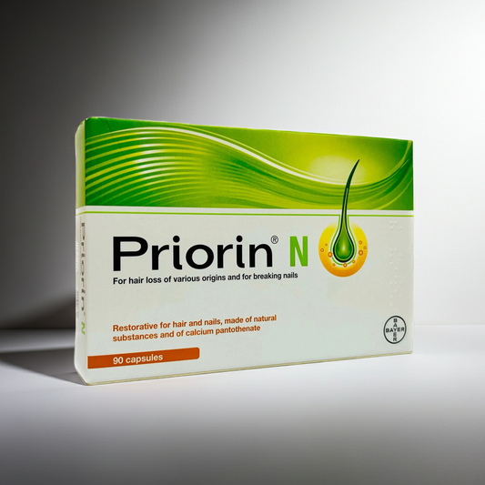 Priorin N Hair Growth Capsules – 90 Capsules (30-Day Supply) | Reduces Hair Loss