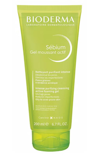 Bioderma Sébium Gel Moussant Actif 200ml Bioderma