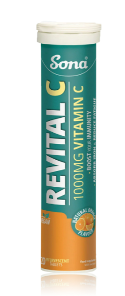 Sona Revital C 1000 mg Effervescent – 20 Tablets sona