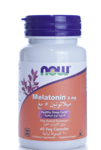 Now Melatonin 5mg Veg Capsules NOW