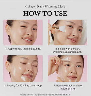 Medicube Collagen Night Wrapping Peel Off Face Mask With Niacinamide & Ceramides 75ml medicupe