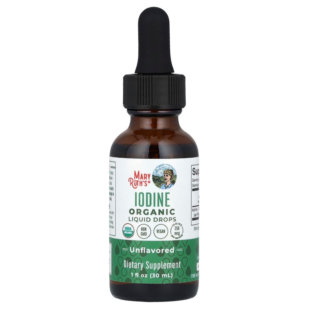 Mary Ruth's Organic Iodine Drops, 30 Ml, Powerful Liquid Iodine Supplement Mary Ruth's