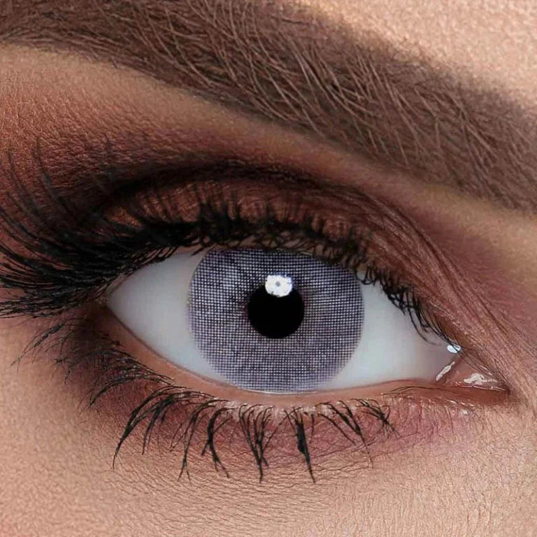 One Pair Color Contact Lenses for Single Use | Sama One-Day Lenses (Carbon Gray) Sama