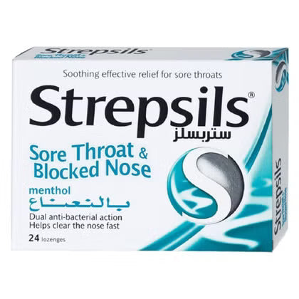 Strepsils Menthol Lozenges 24's Strepsils