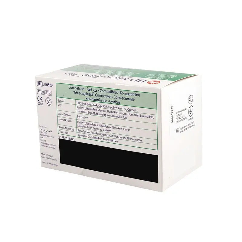 BD Micro-Fine Plus Insulin Pen Needle 32G 4 mm 100's BD