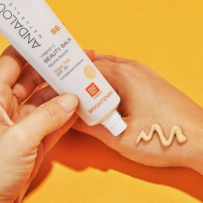 Andalou Naturals Brightening Vitamin C BB Beauty Balm Sheer Tint (SPF30) All-in-One Tinted Moisturizer - 58ml Andalou Naturals