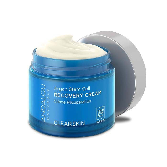 Andalou Naturals Clear Skin Beta Hydroxy Complex Recovery Cream Argan Stem Cell Moisturizer - 50ml Andalou Naturals