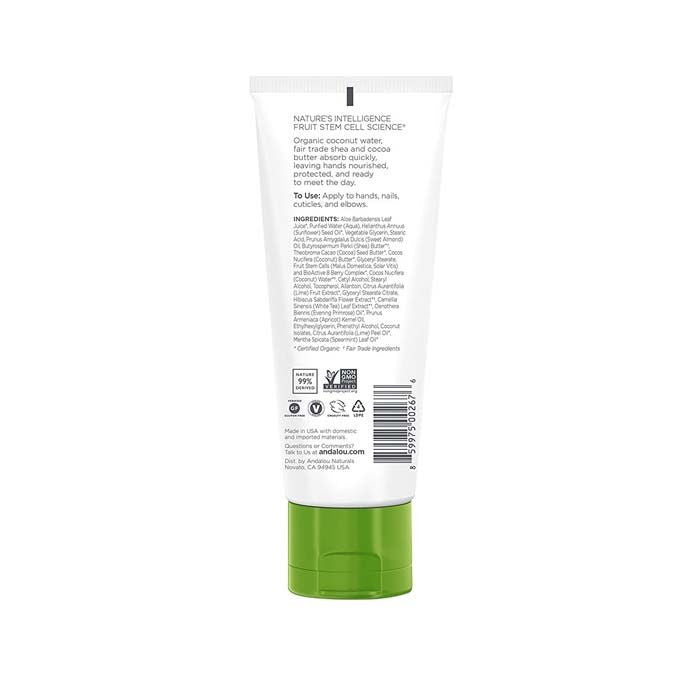 Andalou Naturals Lime Blossom Hand Cream - 100 ml Andalou Naturals