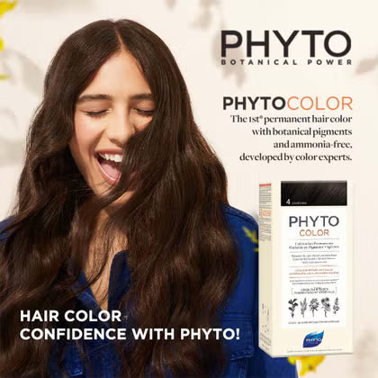 Phyto Phytocolor Permanent Hair Color - 4 Brown Phyto