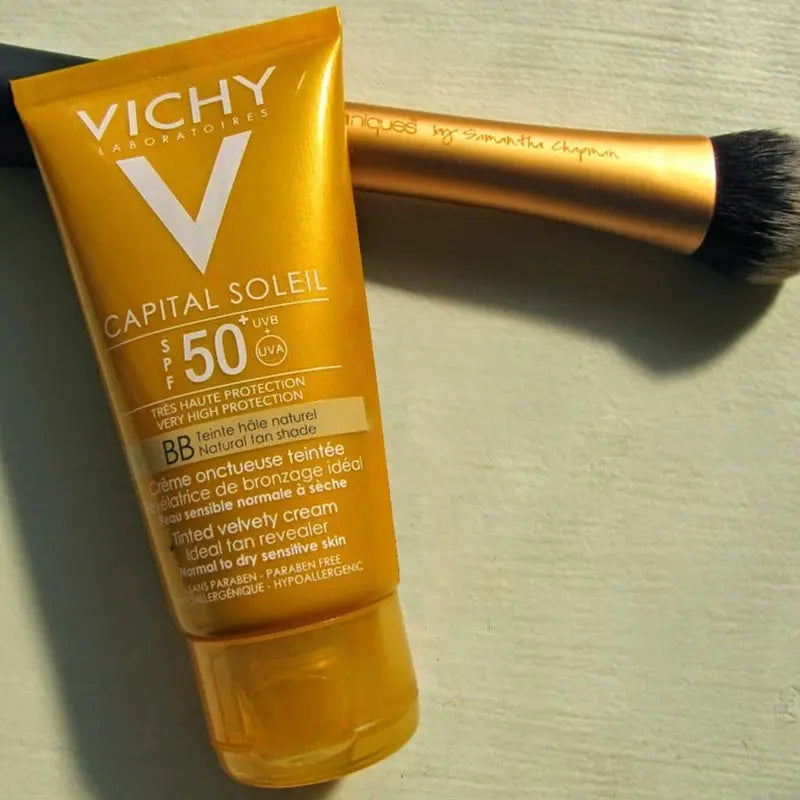 Vichy Capital Soleil BB Tinted SPF 50 Anti Shine Dry Touch Face Fluid Sunscreen 50ml Vichy
