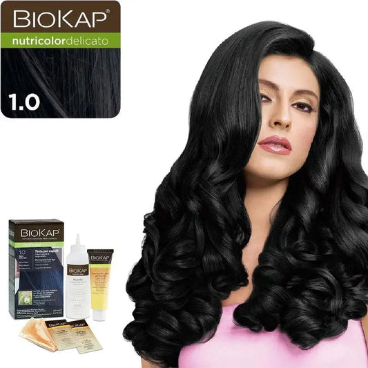 Biokap Nutricolor Delicato 1.0 Natural Black 140 mL Biokap