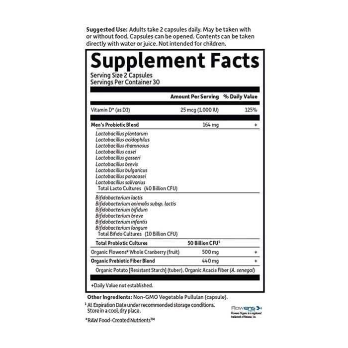 Garden of Life Dr. Formulated Probiotics Prostate+ Cool - 60 Capsules Garden of Life