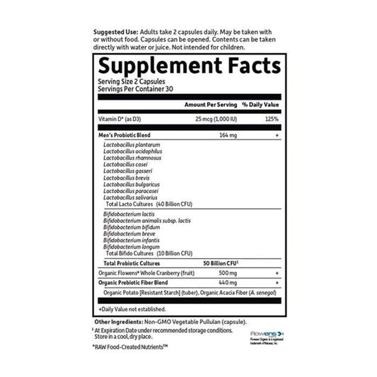 Garden of Life Dr. Formulated Probiotics Prostate+ Cool - 60 Capsules Garden of Life