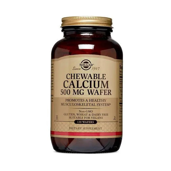 Solgar Chewable Calcium 500mg Wafers 120's Solgar