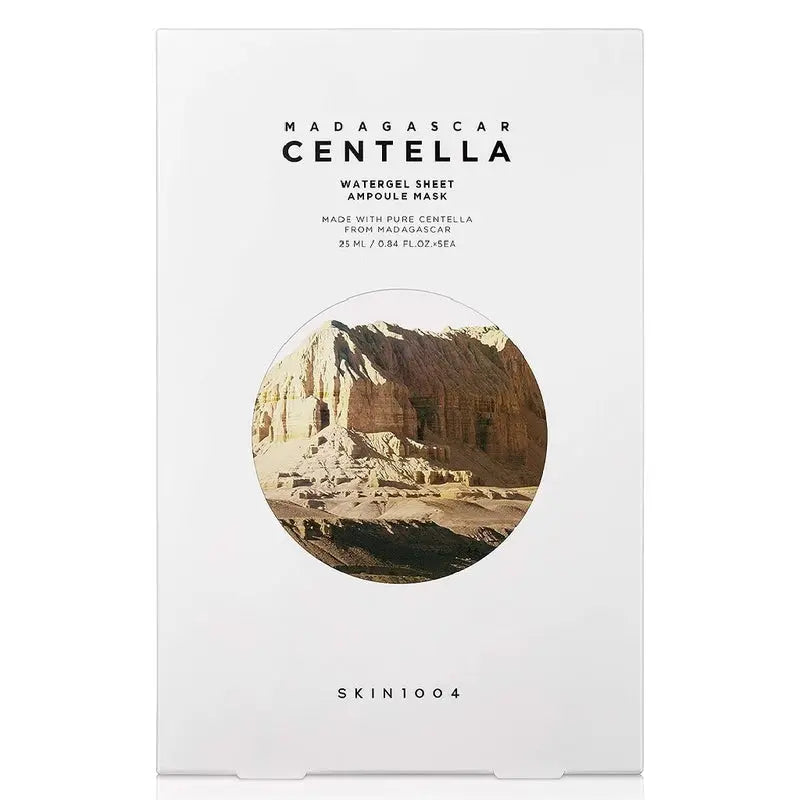 Skin1004 Madagascar Centella Watergel Sheet Ampoule Facial Mask, Pack of 25ml x 5's Skin1004
