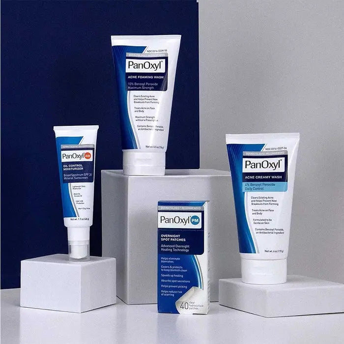 PanOxyl Acne Creamy Face & Body Wash With 4% Benzoyl Peroxide 170g Panoxyl
