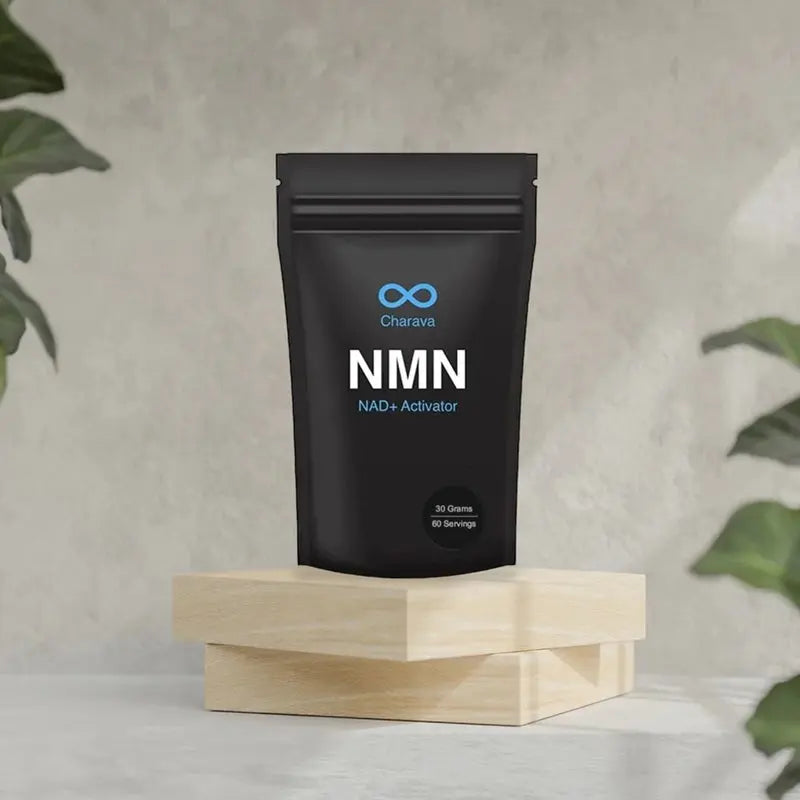 Charava NMN Antiaging Supplement NAD+ Activator Powder 30g - 60 Servings Charava