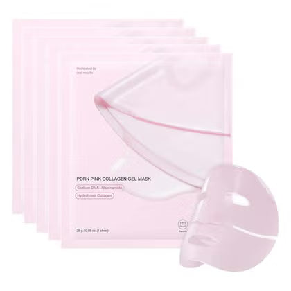 Medicube PDRN Pink Collagen Gel Face Sheet Mask 28g, Pack of 4’s Medicube