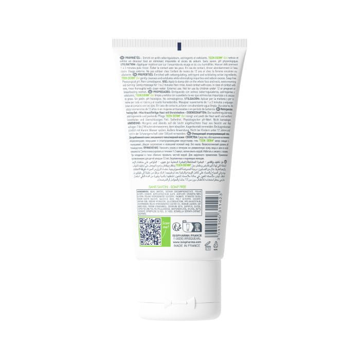ISISPHARMA Teen Derm Gel, Purifying Exfoliating Cleanser - 150ml ISISPHARMA