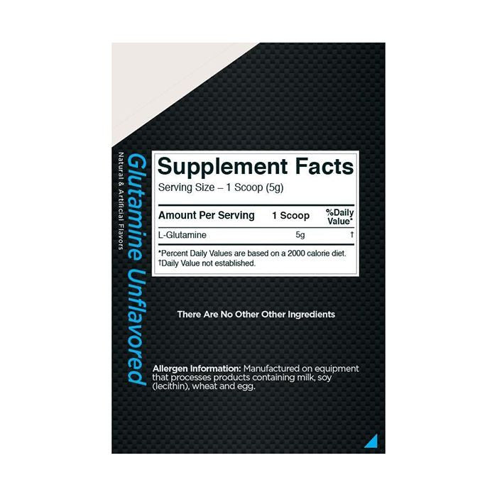RULE 1 Glutamine 75 Servings Unflavored - 375g RULE 1