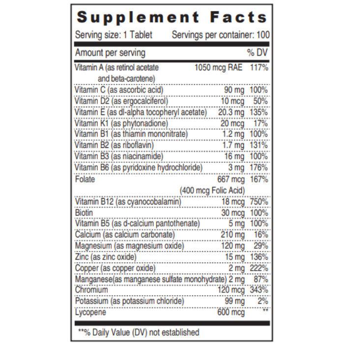 Sunshine Nutrition A TO Z Men's Multivitamin 100 Tablets Sunshine Nutrition