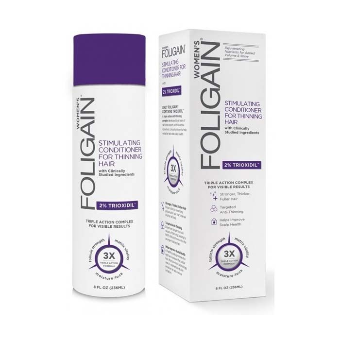 Foligain Triple Action Conditioner for Thinning Hair for Women with 2% Trioxidil - 236 ml FOLIGAIN