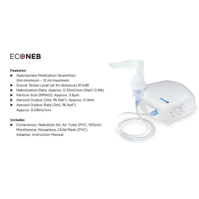 Trister Econeb Piston Compressor Nebulizer - AP12003A Trister