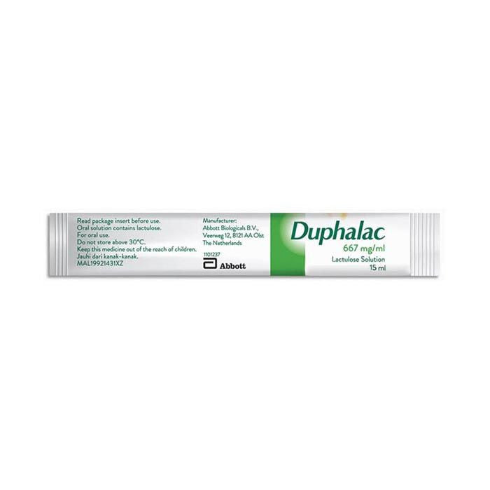 Duphalac Syrup Sticks 667 Mg/ml 20'S 15ml/Sachet Duphalac