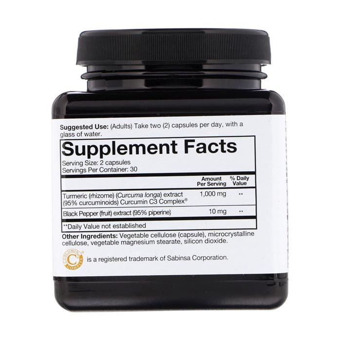 Youtheory Turmeric 1000mg - 60 Capsules Youtheory