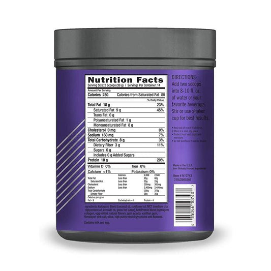 Ketoscience Ketogenic Meal Shake Natural Vanilla 14 Servings 532g KETO SCIENCE
