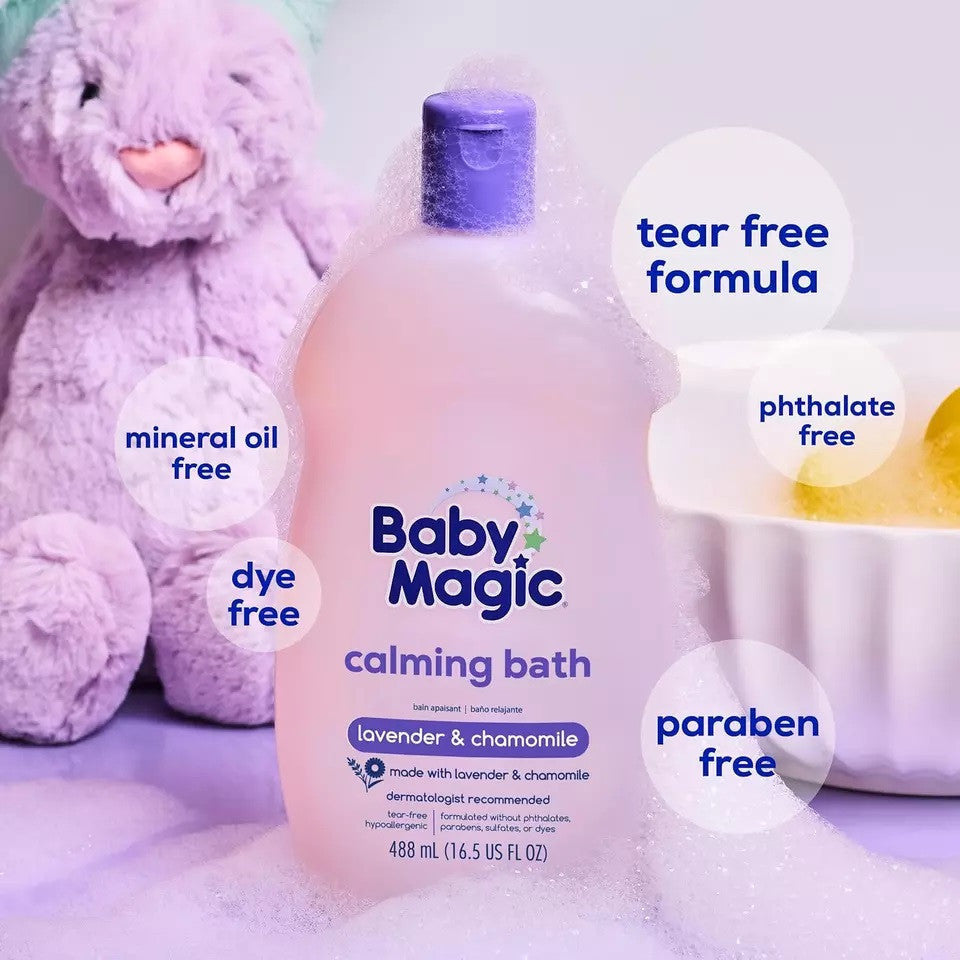 Baby Magic Lavender & Chamomile Calming Bath - 488ml Baby Magic