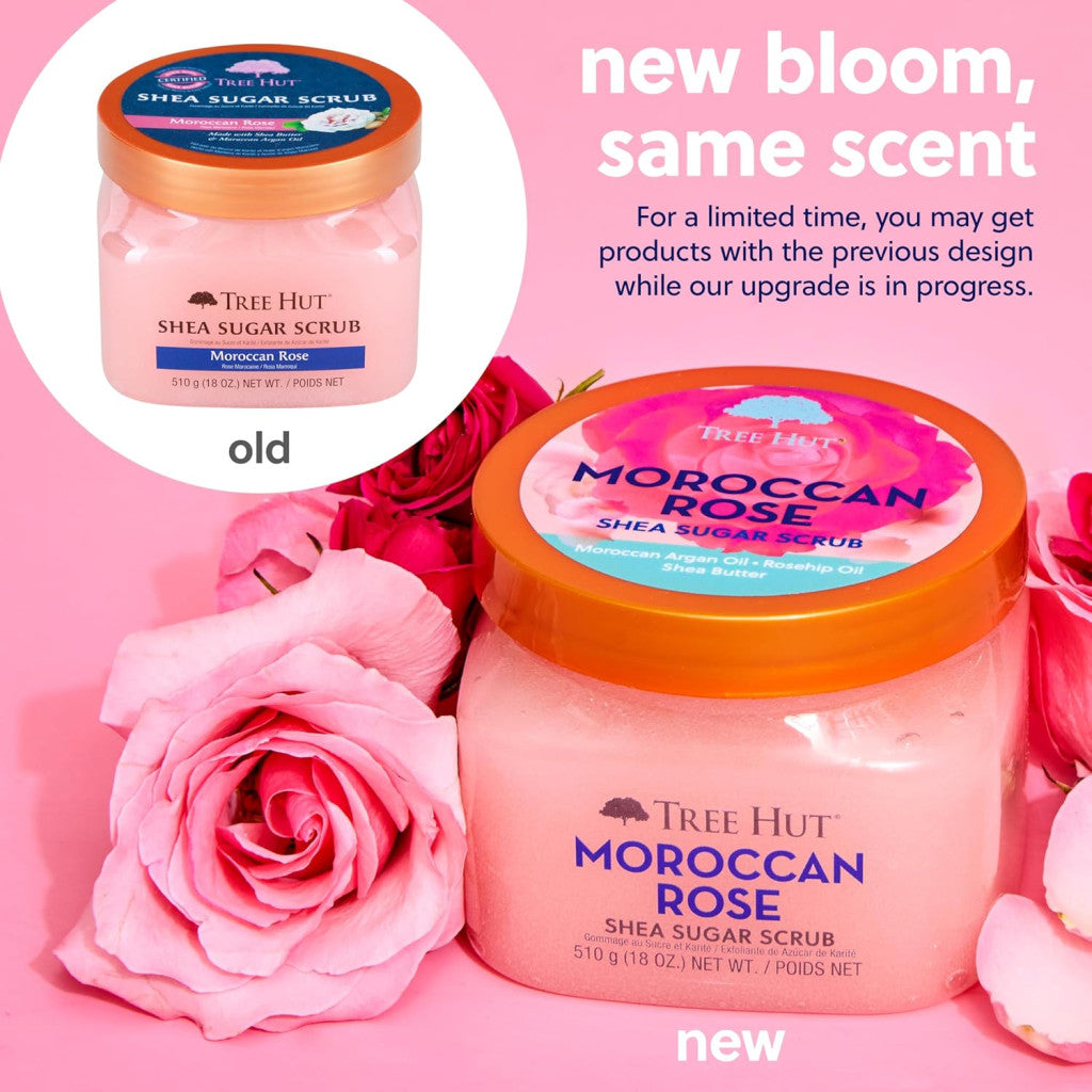 Tree Hut Shea Sugar Scrub Moroccan Rose - 18 oz Tree Hut