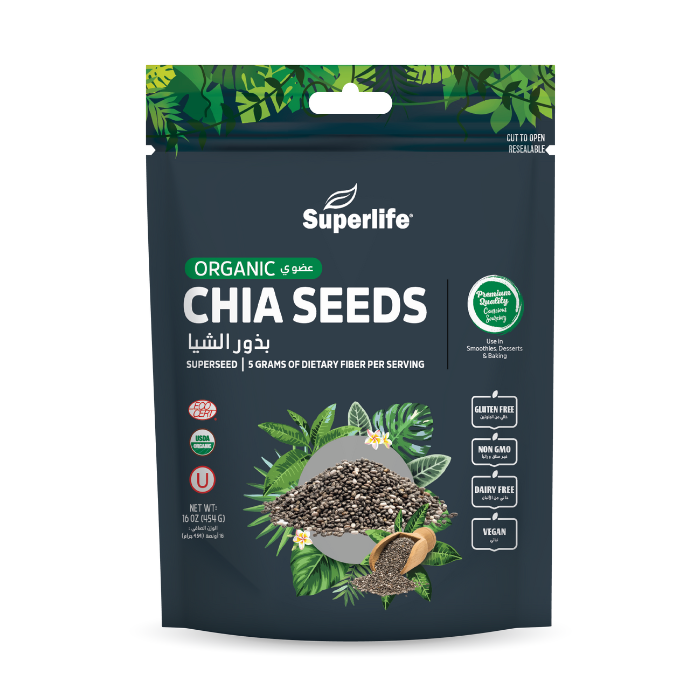 Superlife Chia Seeds - 454 g Superlife