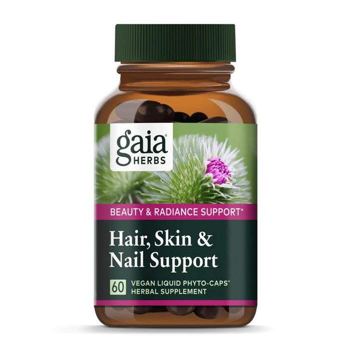 Gaia Herbs Hair Skin & Nail Support - 60 Capsules Gaia Herbs