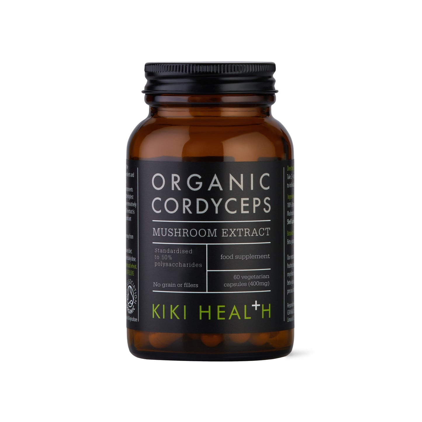 KIKI Health Organic Cordyceps - 60 Capsules KIKI Health