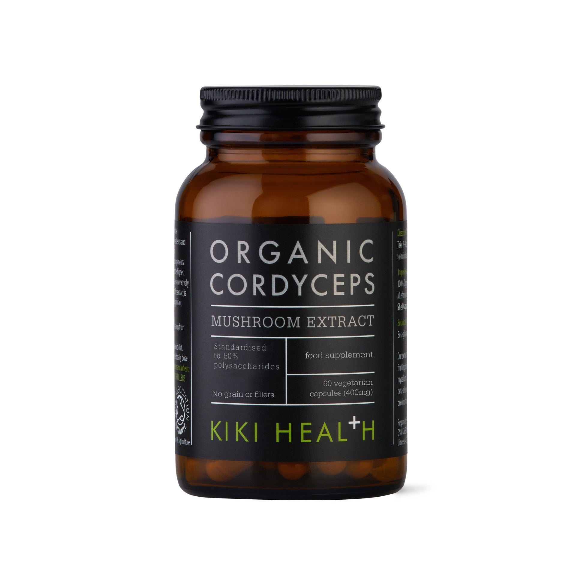 KIKI Health Organic Cordyceps - 60 Capsules KIKI Health
