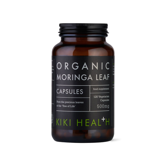 KIKI Health Organic Moringa Leaf 500mg - 120 Capsules KIKI Health