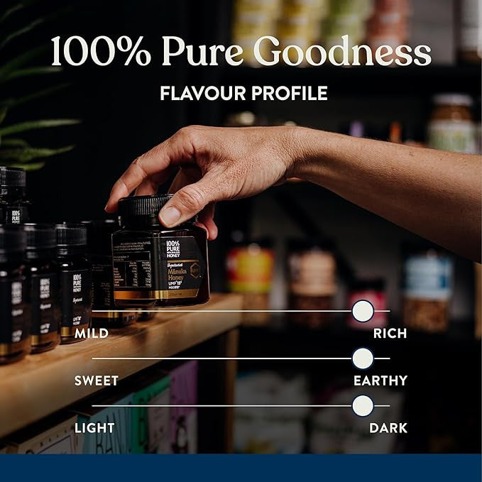 Pure 100% New Zealand Manuka Honey UMF20+ MGO826+ 250g Pure 100%