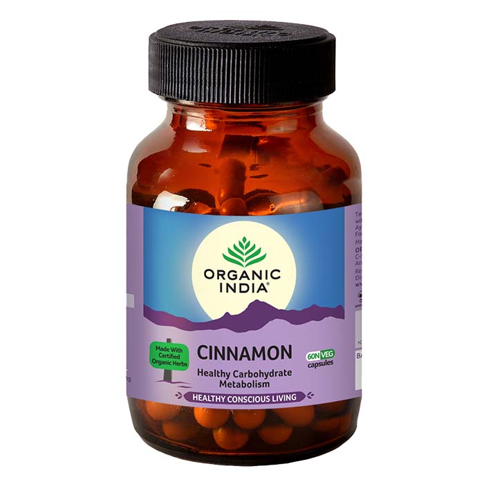 Organic India Cinnamon - 90 Capsules Organic India