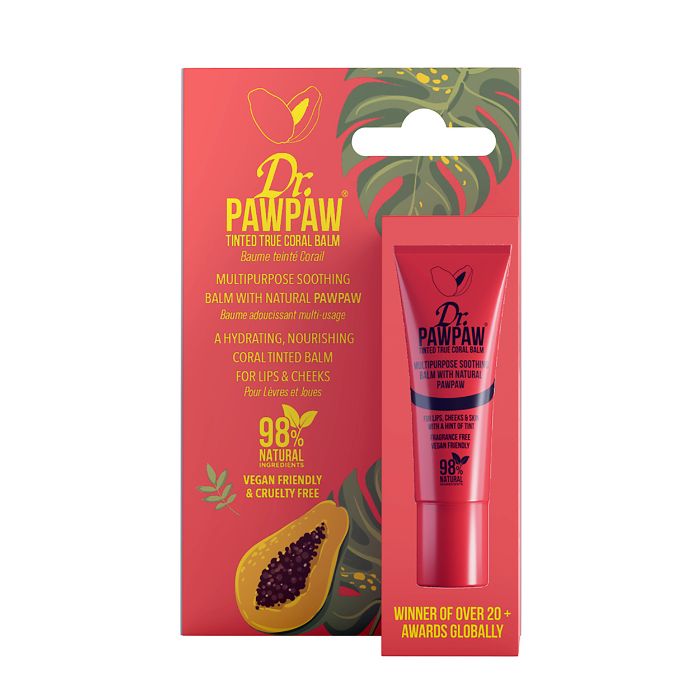Dr Pawpaw Tinted True Coral Balm 10ml Dr Pawpaw