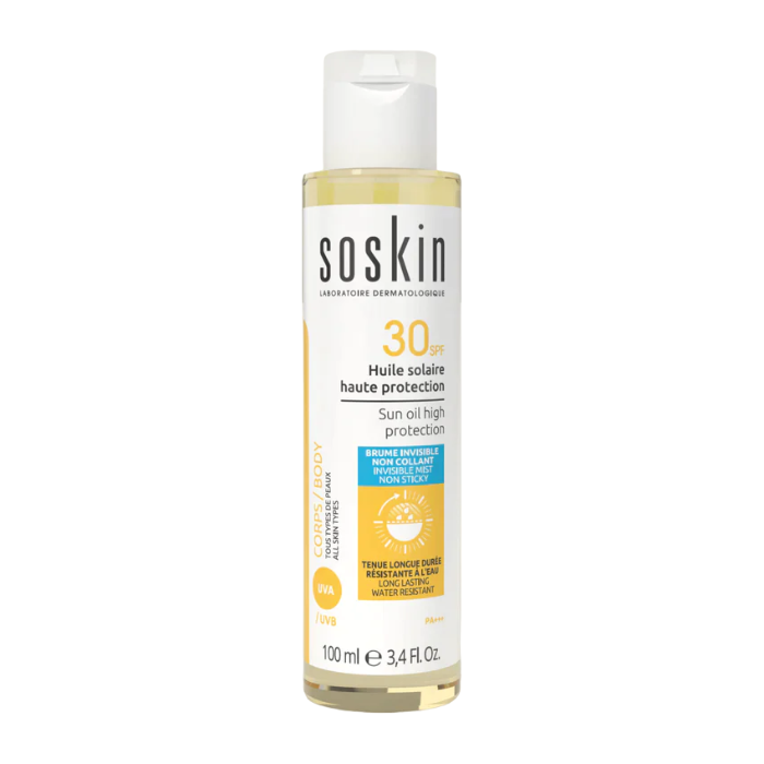 Soskin (SPF 30) Sun Oil High Protection - 100ml Soskin