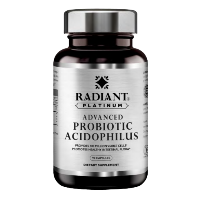 Radiant Platinum Advanced Probiotic Acidophilus 90 Caps Radiant Platinum