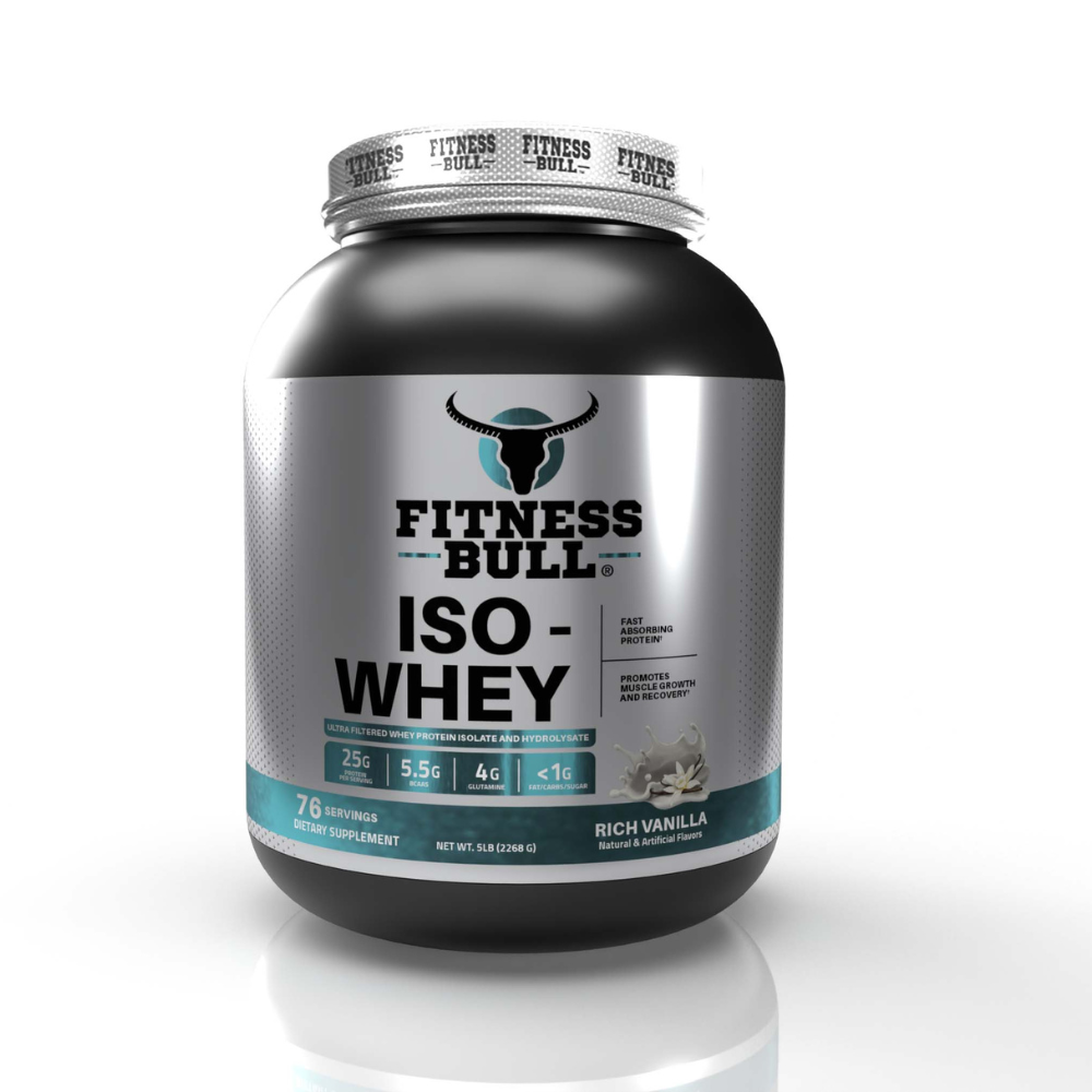 Fitness Bull ISO Whey Rich Vanilla 5LB Fitness Bull